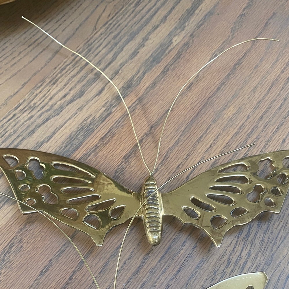 Gold Butterfly Wall Decor - Picture 2 of 5